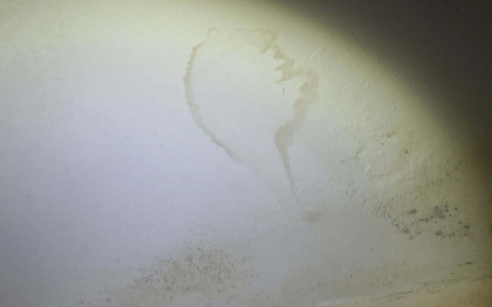 Escape of water in converted factory flat