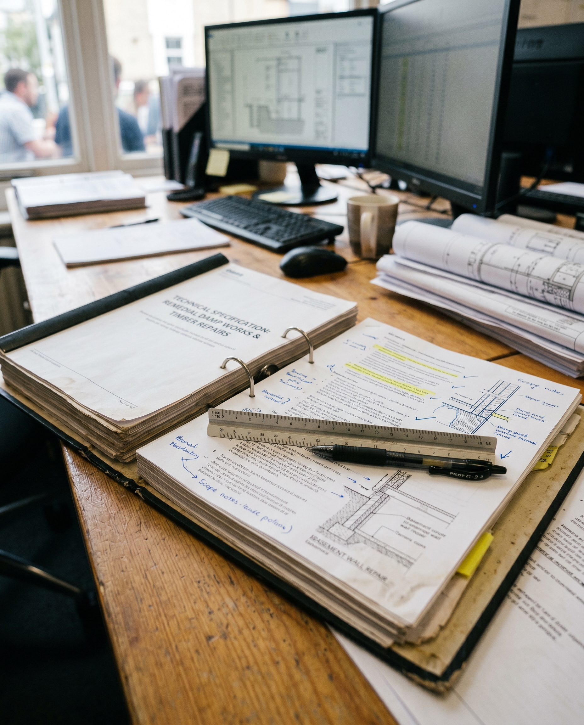 Remedial specification and scope planning